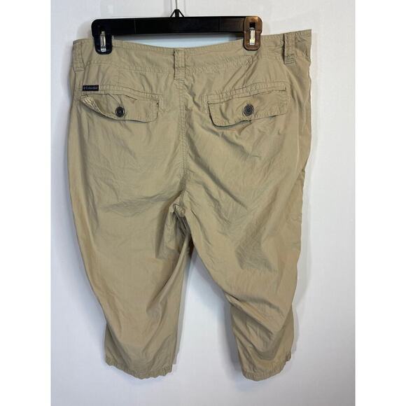 Columbia Womens Tan Cotton Capris Pants Size 14 - Picture 4 of 8